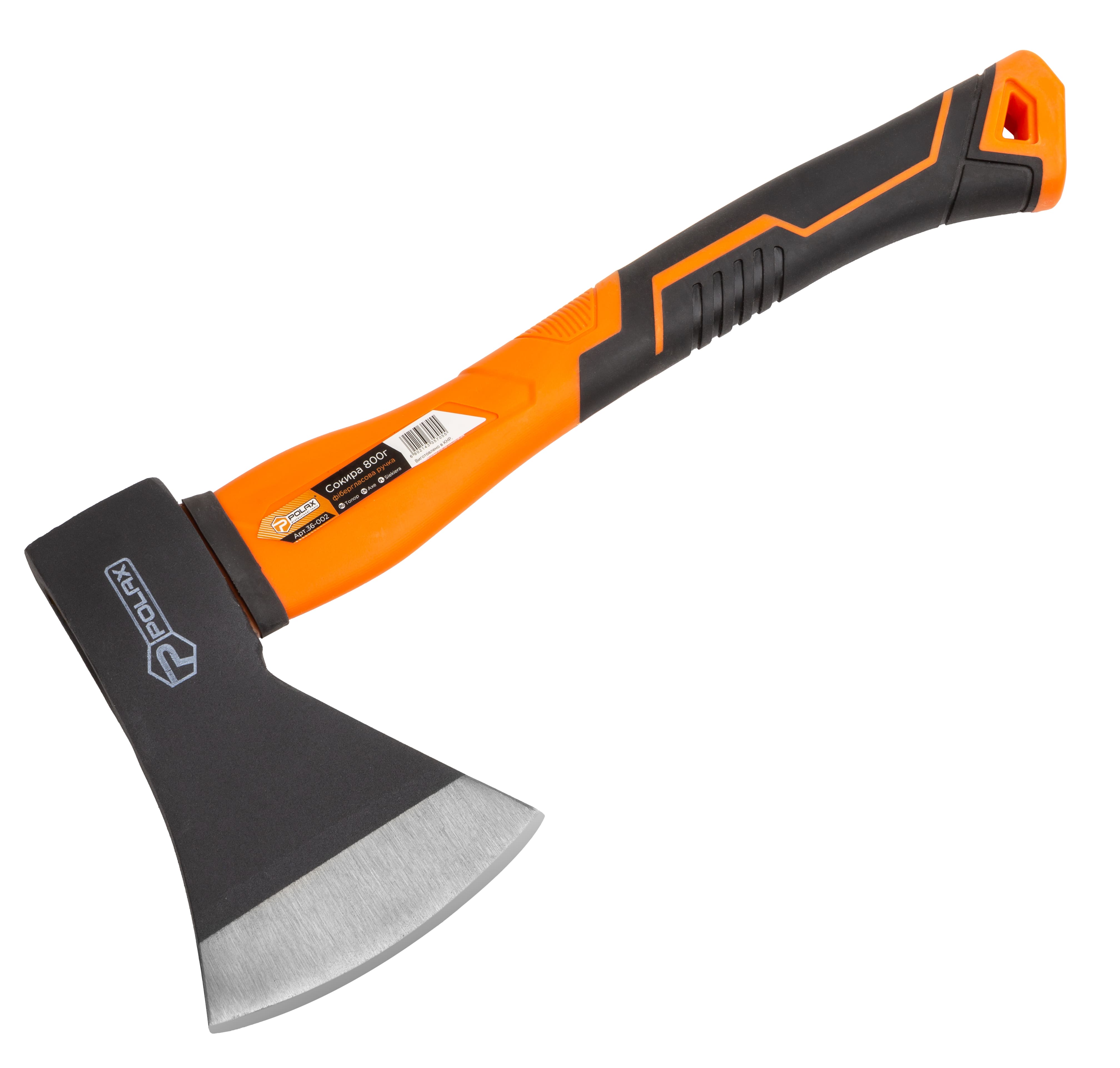 Сокира, фібергласова ручка, 800 г, Polax